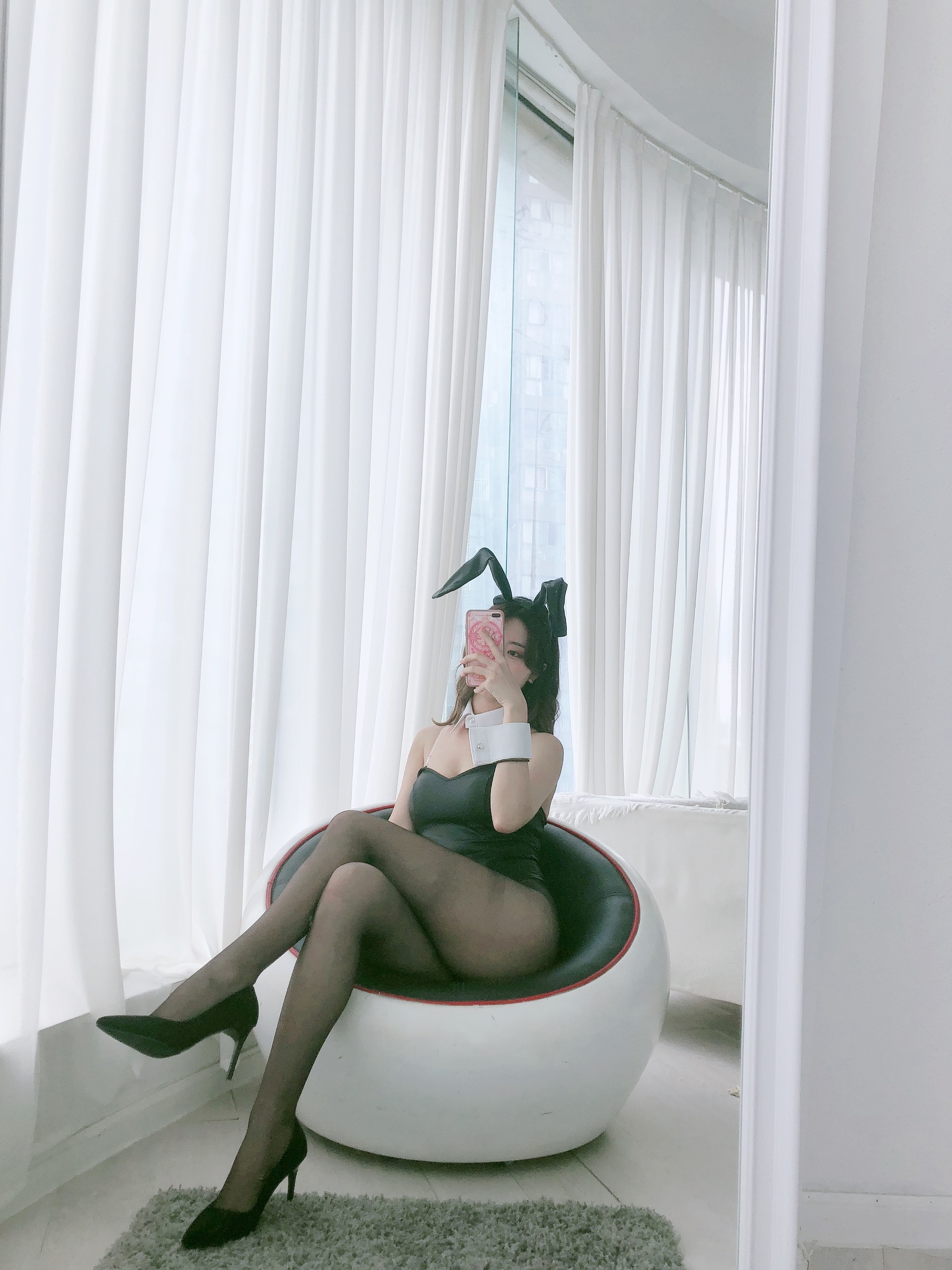 图片[1]-黑川 – NO.026 黑色兔女郎[17P]-XikXak